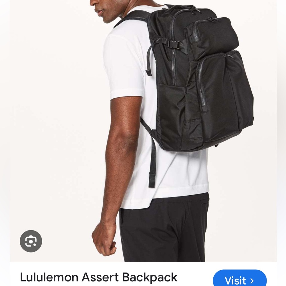lululemon athletica Black Assert Backpack